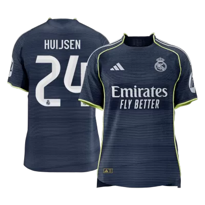 Real Madrid HUIJSEN #24 Away Custom Player Version Soccer Jersey 2025/26 - bestsoccerstore