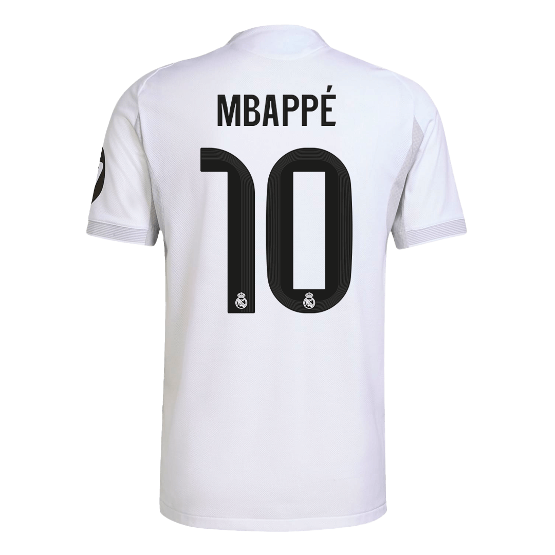 MBAPPÉ #10 Real Madrid Soccer Jersey Home Custom Shirt 2025/26