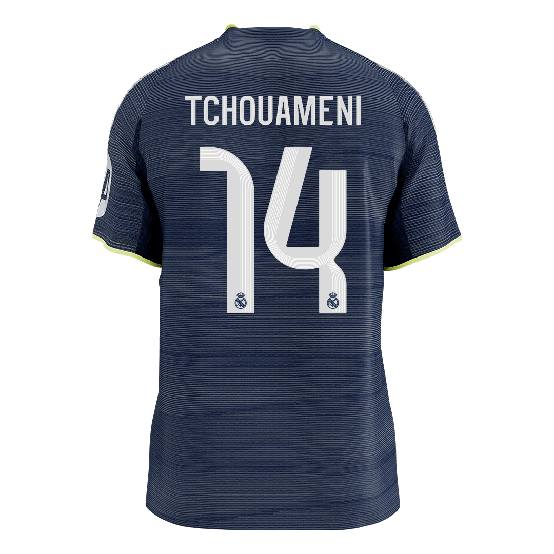 Real Madrid TCHOUAMENI #14 Away Custom Player Version Soccer Jersey 2025/26