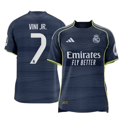 Real Madrid VINI JR. #7 Away Custom Player Version Soccer Jersey 2025/26 - bestsoccerstore