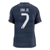 Real Madrid VINI JR. #7 Away Custom Player Version Soccer Jersey 2025/26 - bestsoccerstore