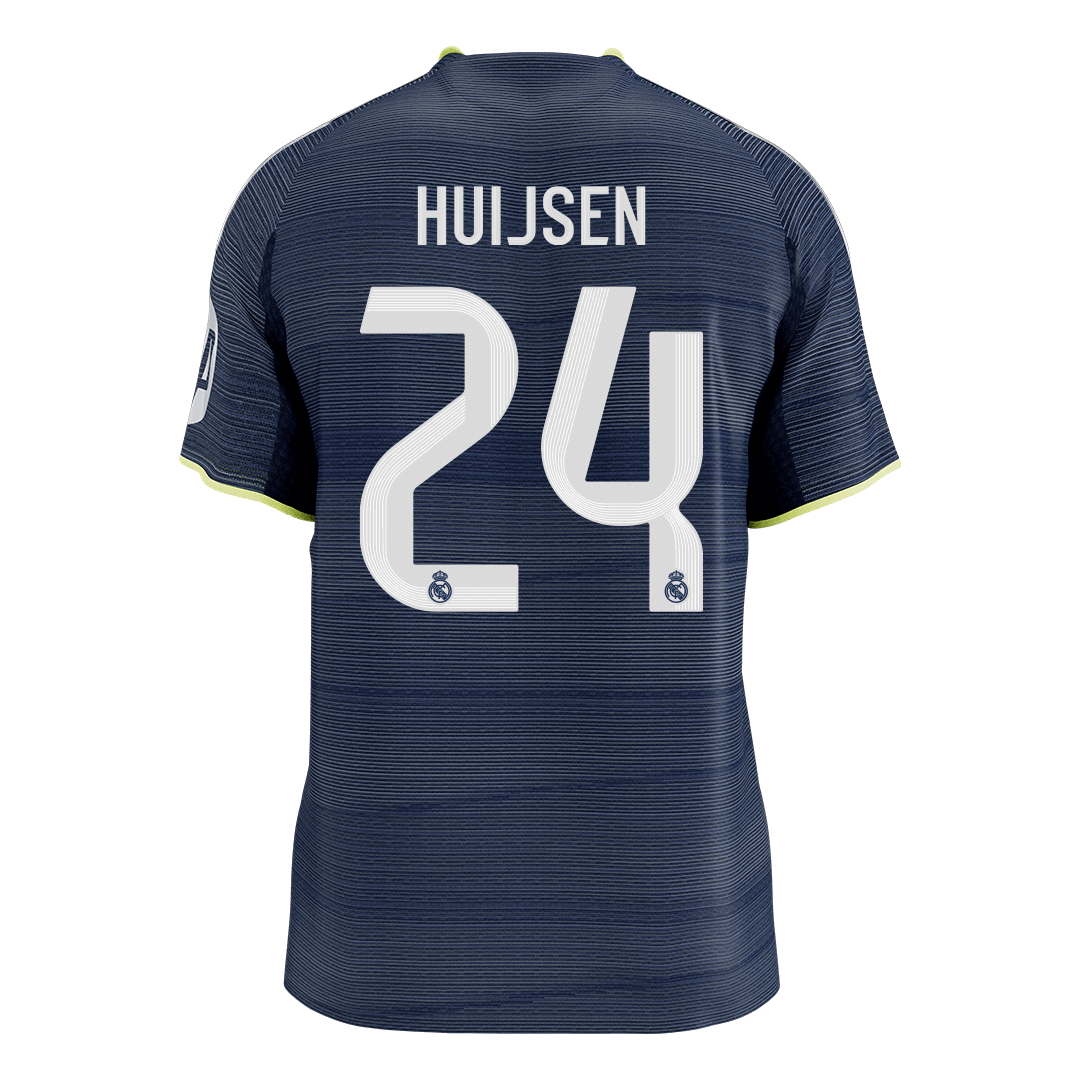Real Madrid HUIJSEN #24 Away Custom Player Version Soccer Jersey 2025/26