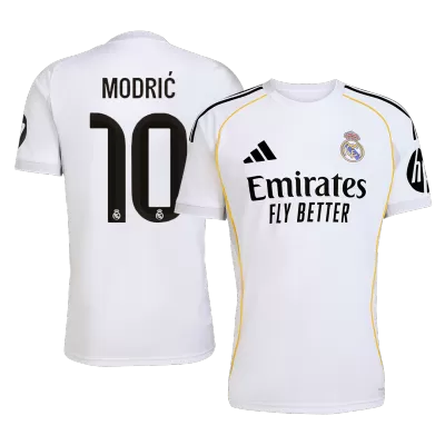 MODRIĆ #10 Real Madrid Soccer Jersey Home Custom Shirt 2025/26 - bestsoccerstore
