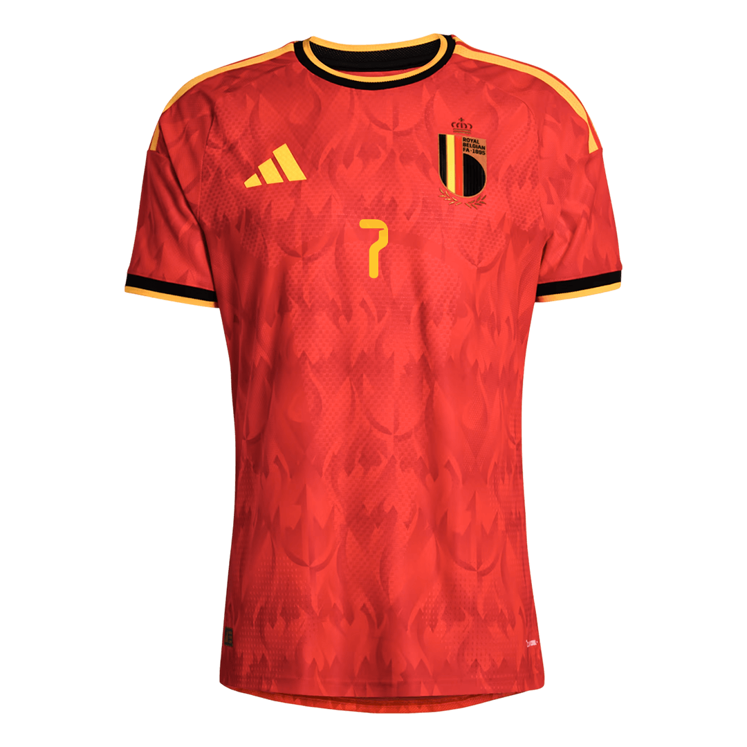 Belgium DE BRUYNE #7 Home Custom Player Version Soccer Jersey World Cup 2026
