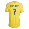 Colombia LUIS DíAZ #7 Home Custom Player Version Soccer Jersey World Cup 2026 - bestsoccerstore