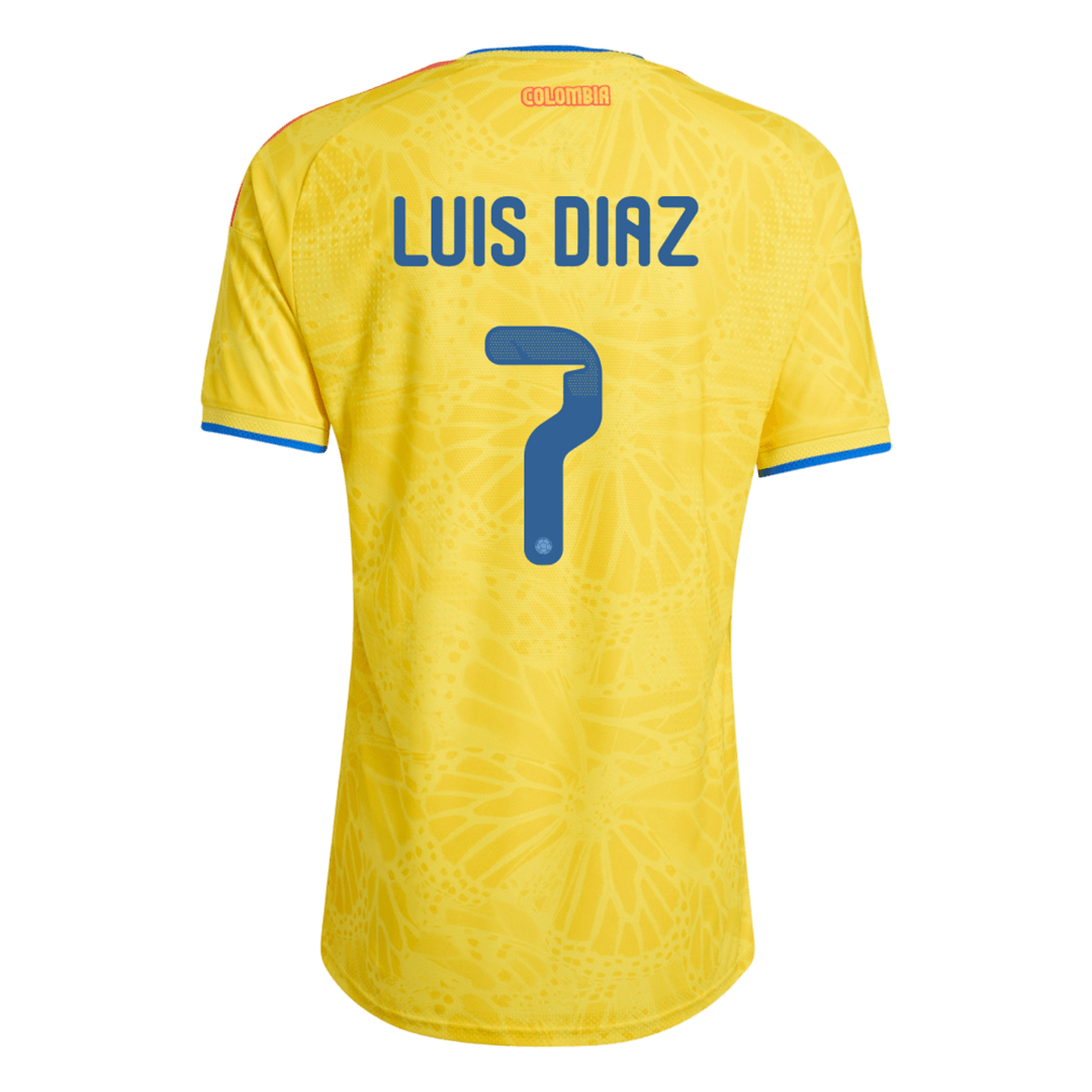 Colombia LUIS DíAZ #7 Home Custom Player Version Soccer Jersey World Cup 2026 - bestsoccerstore
