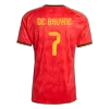 DE BRUYNE #7 Belgium Soccer Jersey Home Custom Shirt World Cup 2026 - bestsoccerstore