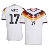 WIRTZ #17 Germany Soccer Jersey Home Custom Shirt World Cup 2026 - bestsoccerstore