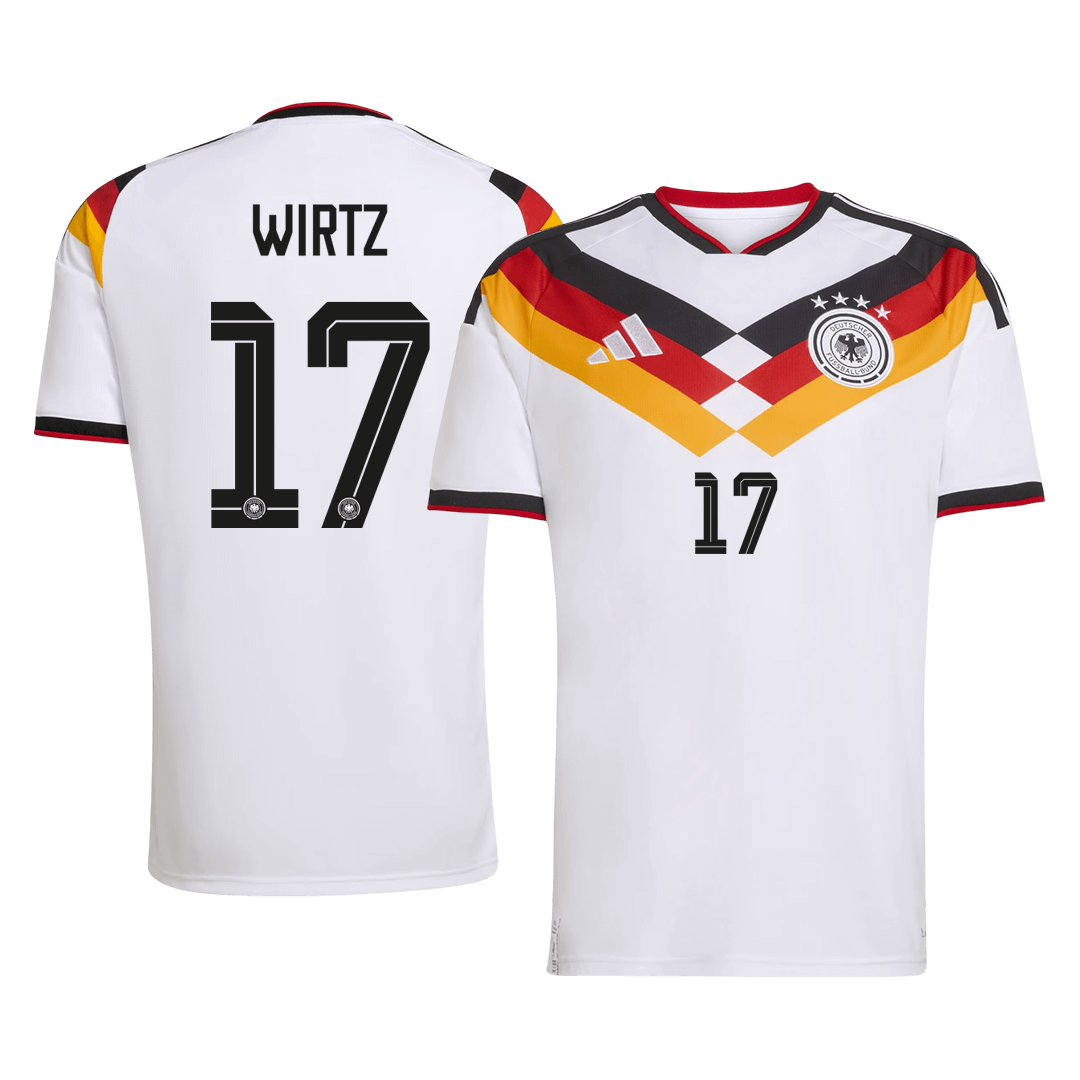 WIRTZ #17 Germany Soccer Jersey Home Custom Shirt World Cup 2026 - bestsoccerstore