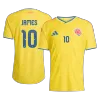 Colombia JAMES #10 Home Custom Player Version Soccer Jersey World Cup 2026 - bestsoccerstore