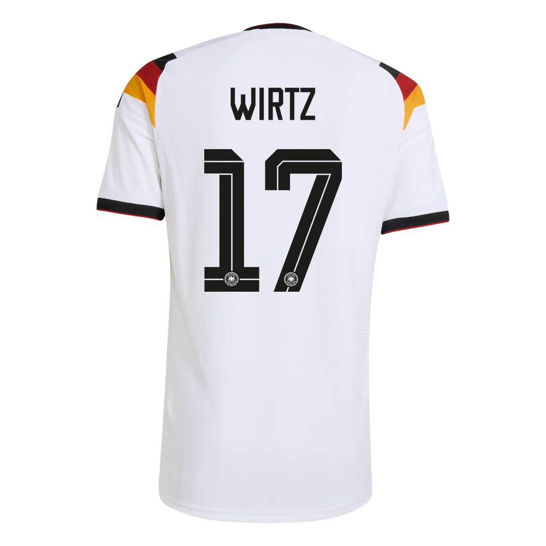 Germany WIRTZ #17 Home Custom Player Version Soccer Jersey World Cup 2026