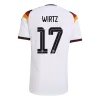 Germany WIRTZ #17 Home Custom Player Version Soccer Jersey World Cup 2026 - bestsoccerstore