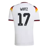 WIRTZ #17 Germany Soccer Jersey Home Custom Shirt World Cup 2026 - bestsoccerstore