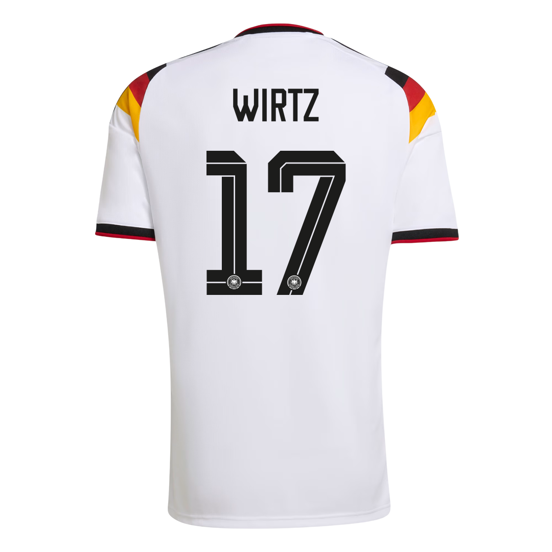 WIRTZ #17 Germany Soccer Jersey Home Custom Shirt World Cup 2026 - bestsoccerstore