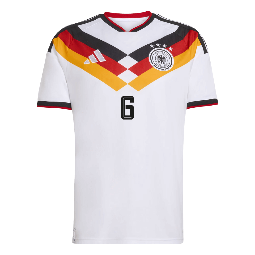 KIMMICH #6 Germany Soccer Jersey Home Custom Shirt World Cup 2026