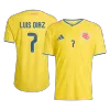 Colombia LUIS DíAZ #7 Home Custom Player Version Soccer Jersey World Cup 2026 - bestsoccerstore