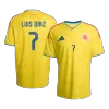 LUIS DíAZ #7 Colombia Soccer Jersey Home Custom Shirt World Cup 2026 - bestsoccerstore