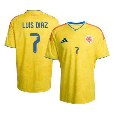 LUIS DíAZ #7 Colombia Soccer Jersey Home Custom Shirt World Cup 2026 - bestsoccerstore