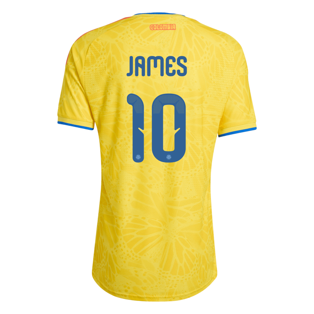 Colombia JAMES #10 Home Custom Player Version Soccer Jersey World Cup 2026