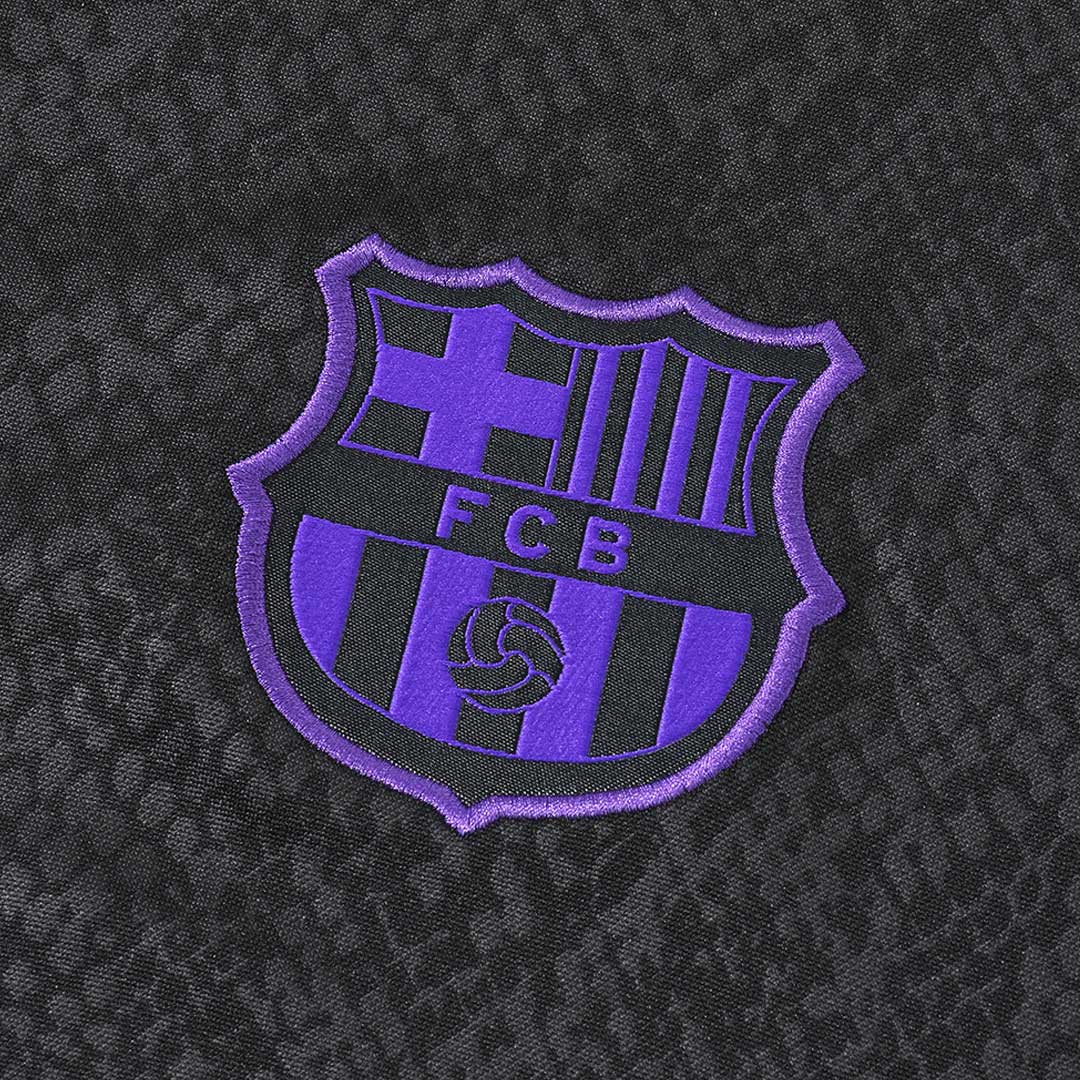 Kids Barcelona 1/4 Zipper Sweatshirt Soccer Training Kit 2025/26 - bestsoccerstore