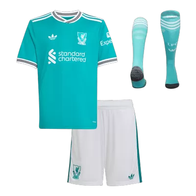 Kids Liverpool Custom Third Away Full Soccer Kits
2025/26 - bestsoccerstore
