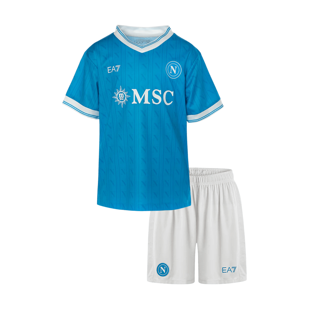 Kids Napoli Custom Home Soccer Kits 2025/26 - bestsoccerstore