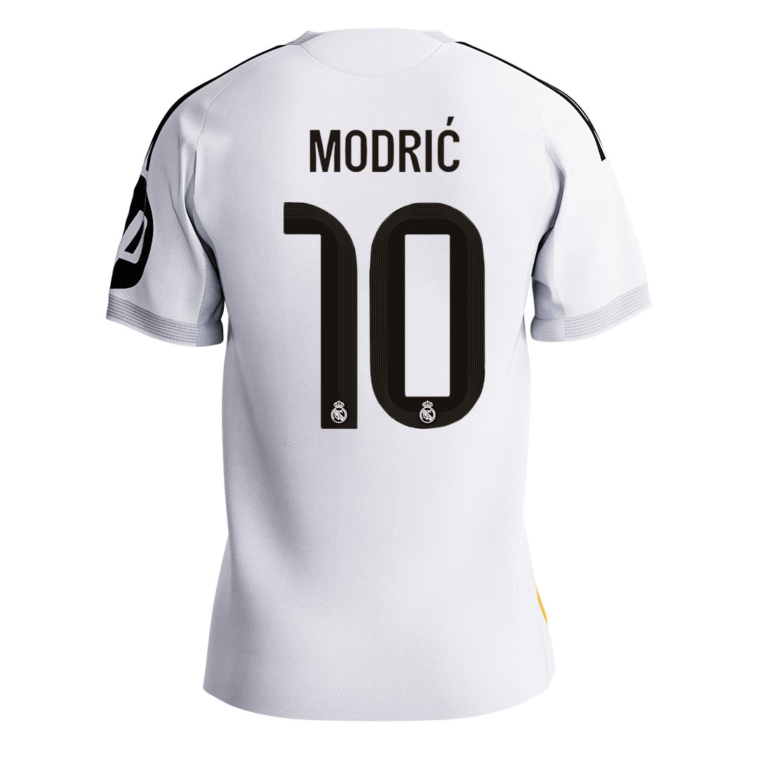 Real Madrid MODRIĆ #10 Home Custom Player Version Soccer Jersey 2025/26