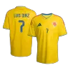 LUIS DíAZ #7 Colombia Soccer Jersey Home Custom Shirt World Cup 2026 - bestsoccerstore