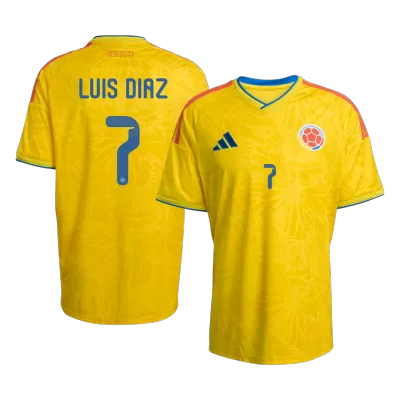 LUIS DíAZ #7 Colombia Soccer Jersey Home Custom Shirt World Cup 2026 - bestsoccerstore