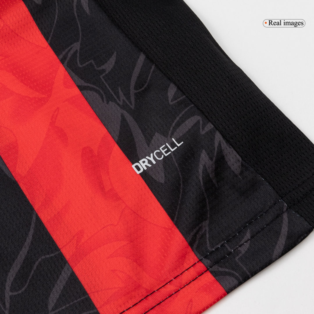 [Free]AC Milan Long Sleeve Jersey Home Football Shirt 2025/26 - bestsoccerstore