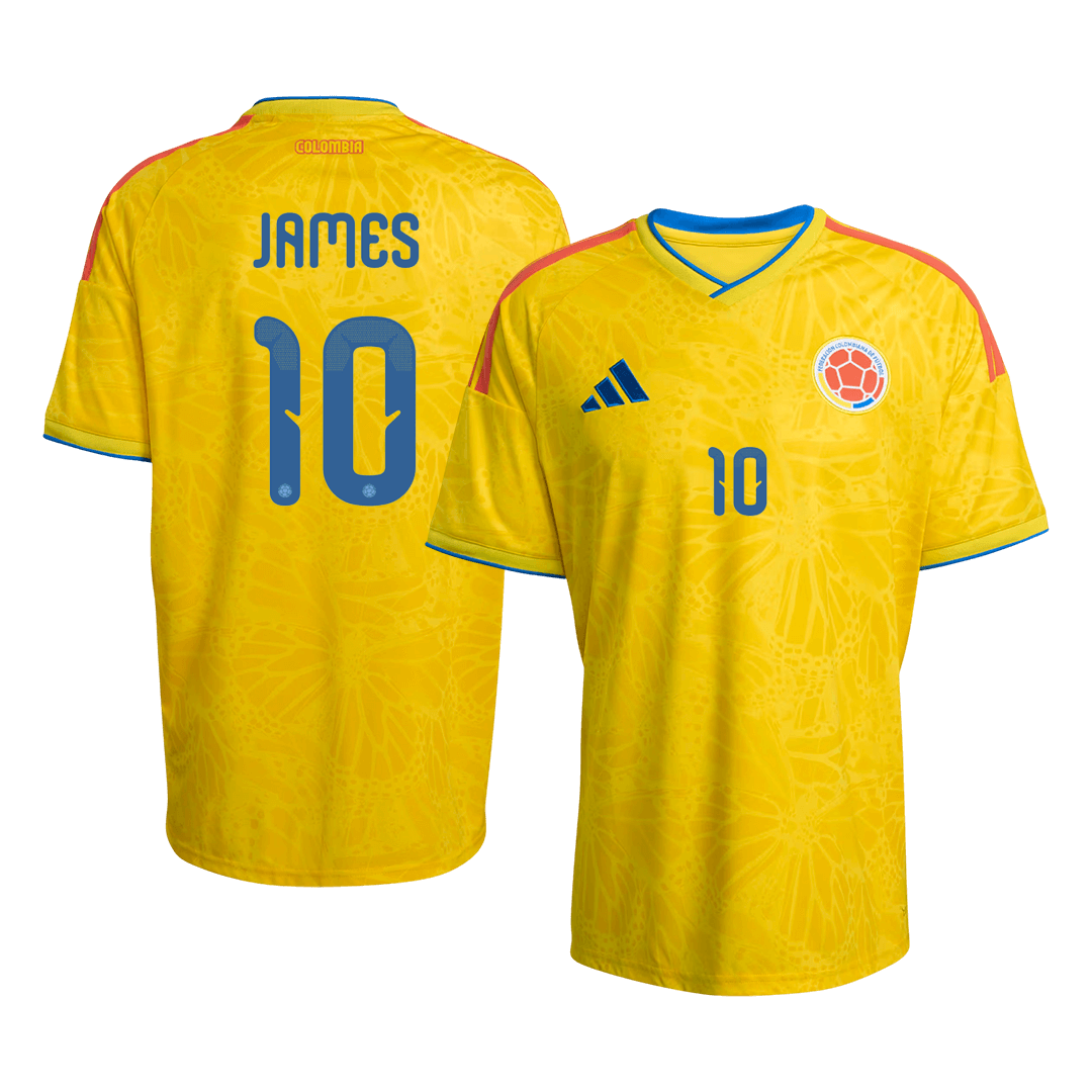 JAMES #10 Colombia Soccer Jersey Home Custom Shirt World Cup 2026 - bestsoccerstore