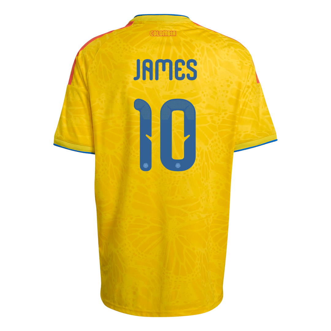 JAMES #10 Colombia Soccer Jersey Home Custom Shirt World Cup 2026 - bestsoccerstore