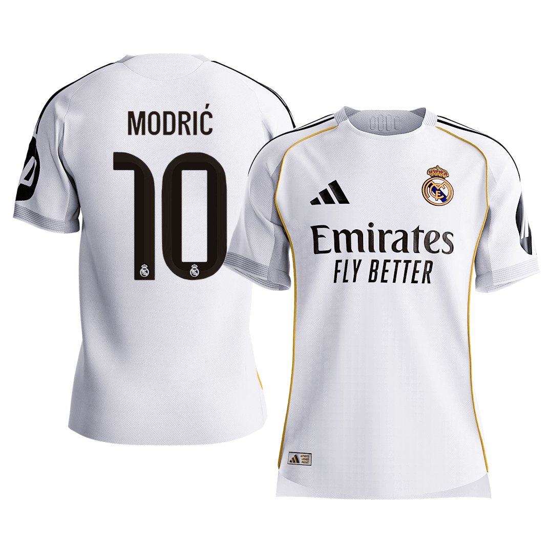 Real Madrid MODRIĆ #10 Home Custom Player Version Soccer Jersey 2025/26 - bestsoccerstore