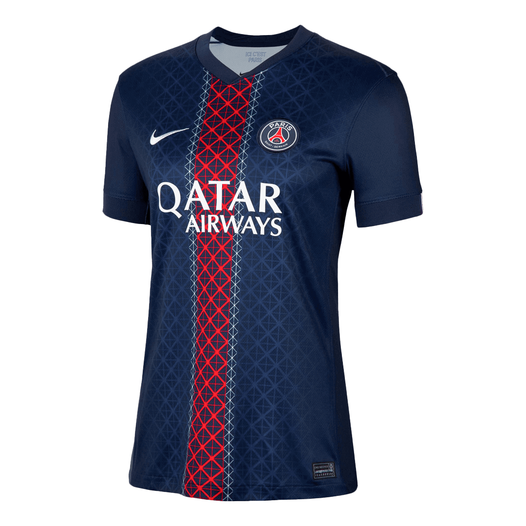 PSG Home Soccer Jersey Women's Custom Shirt 2025/26 - bestsoccerstore