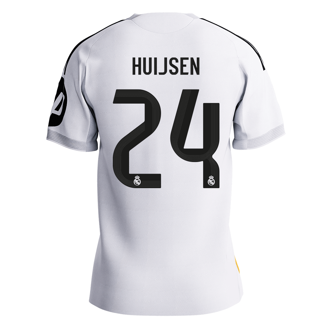 Real Madrid HUIJSEN #24 Home Custom Player Version Soccer Jersey 2025/26 - bestsoccerstore