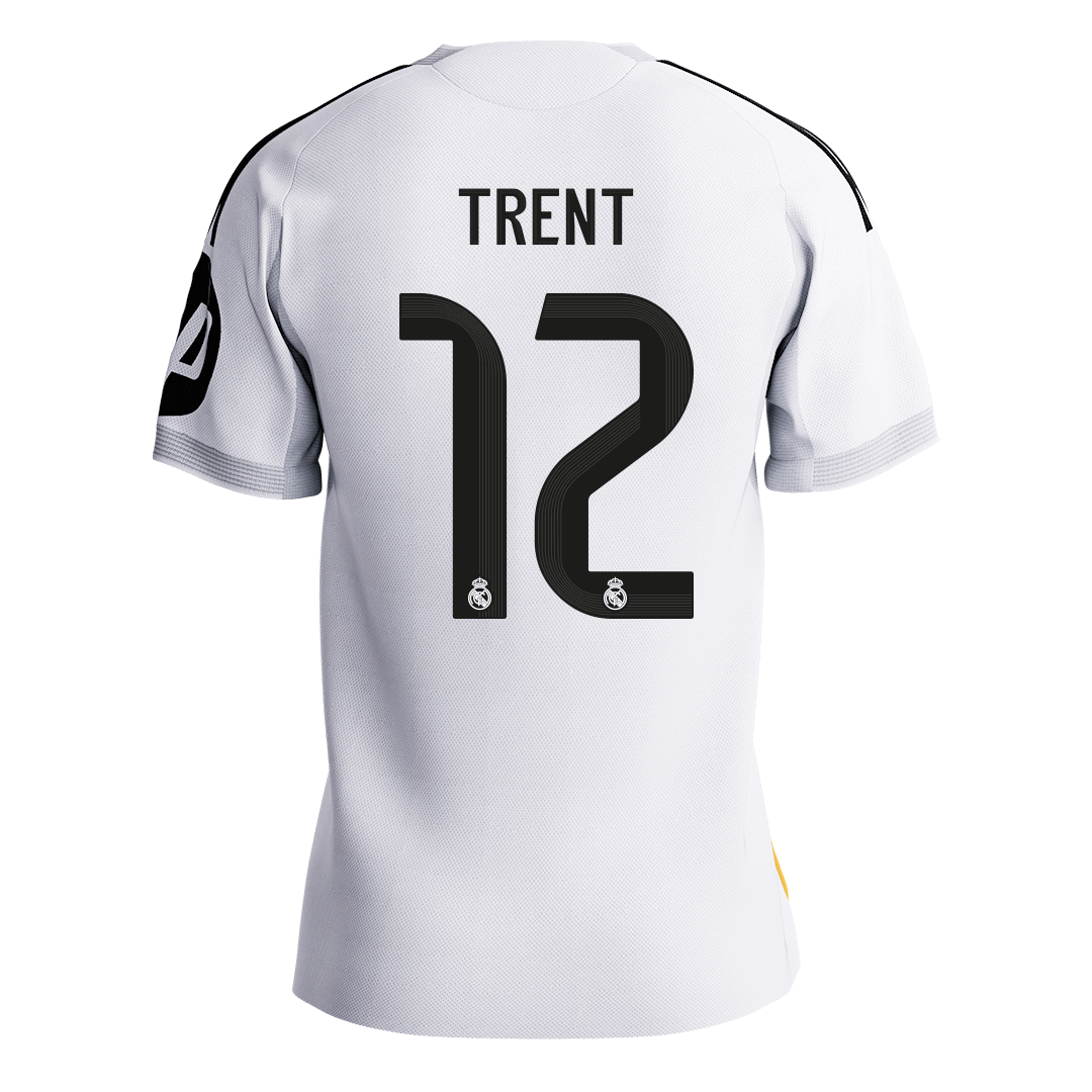 Real Madrid TRENT #12 Home Custom Player Version Soccer Jersey 2025/26 - bestsoccerstore
