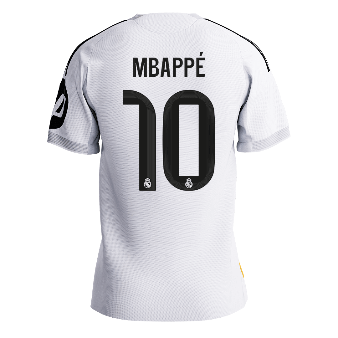 Real Madrid MBAPPÉ #10 Home Custom Player Version Soccer Jersey 2025/26