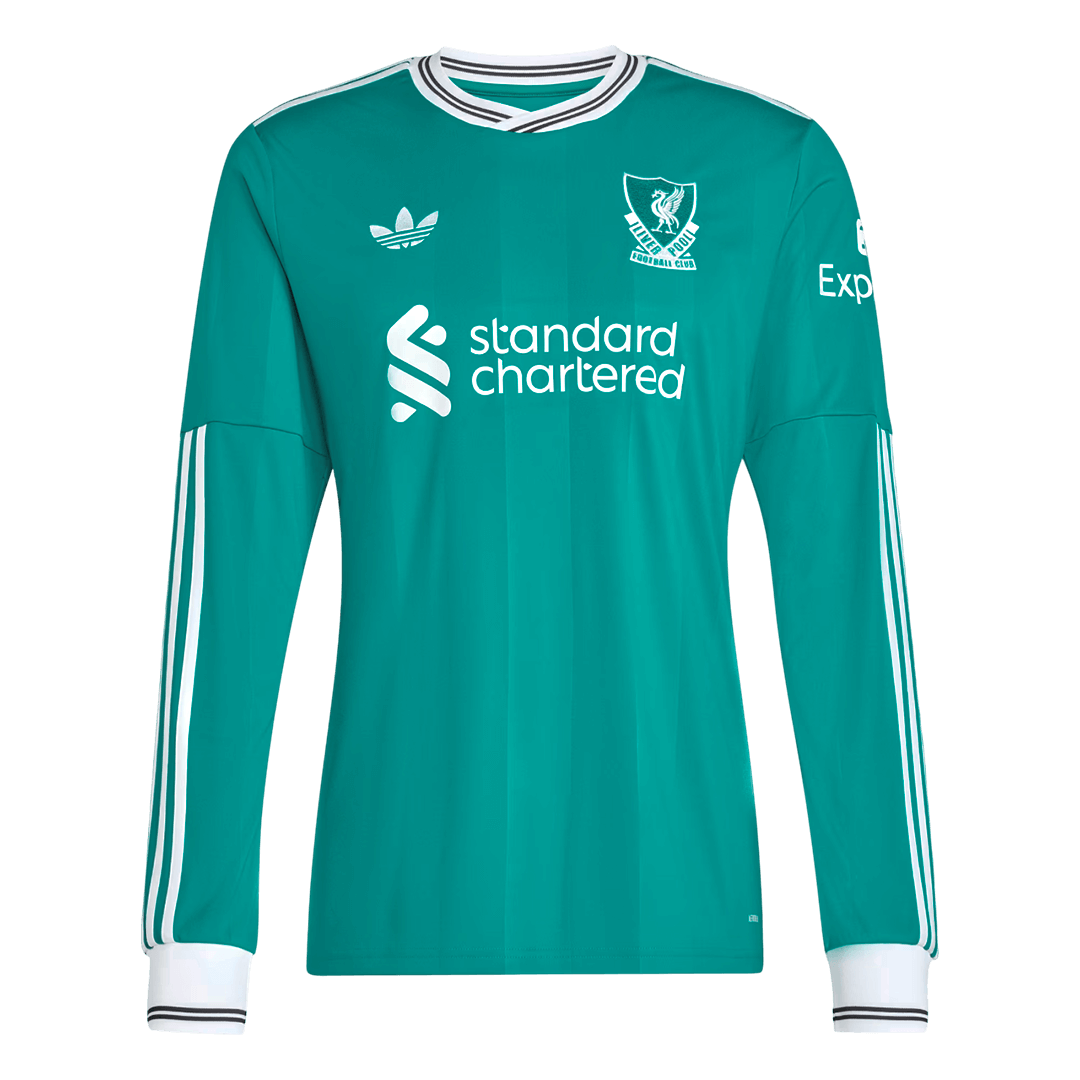 Liverpool Long Sleeve Jersey Third Away 2025/26 Football Shirt - bestsoccerstore