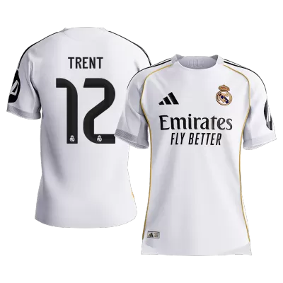 Real Madrid TRENT #12 Home Custom Player Version Soccer Jersey 2025/26 - bestsoccerstore