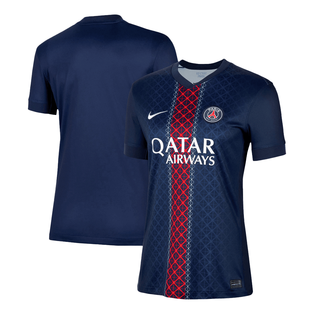 PSG Home Soccer Jersey Women's Custom Shirt 2025/26 - bestsoccerstore