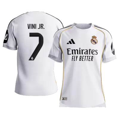 Real Madrid VINI JR. #7 Home Custom Player Version Soccer Jersey 2025/26 - bestsoccerstore