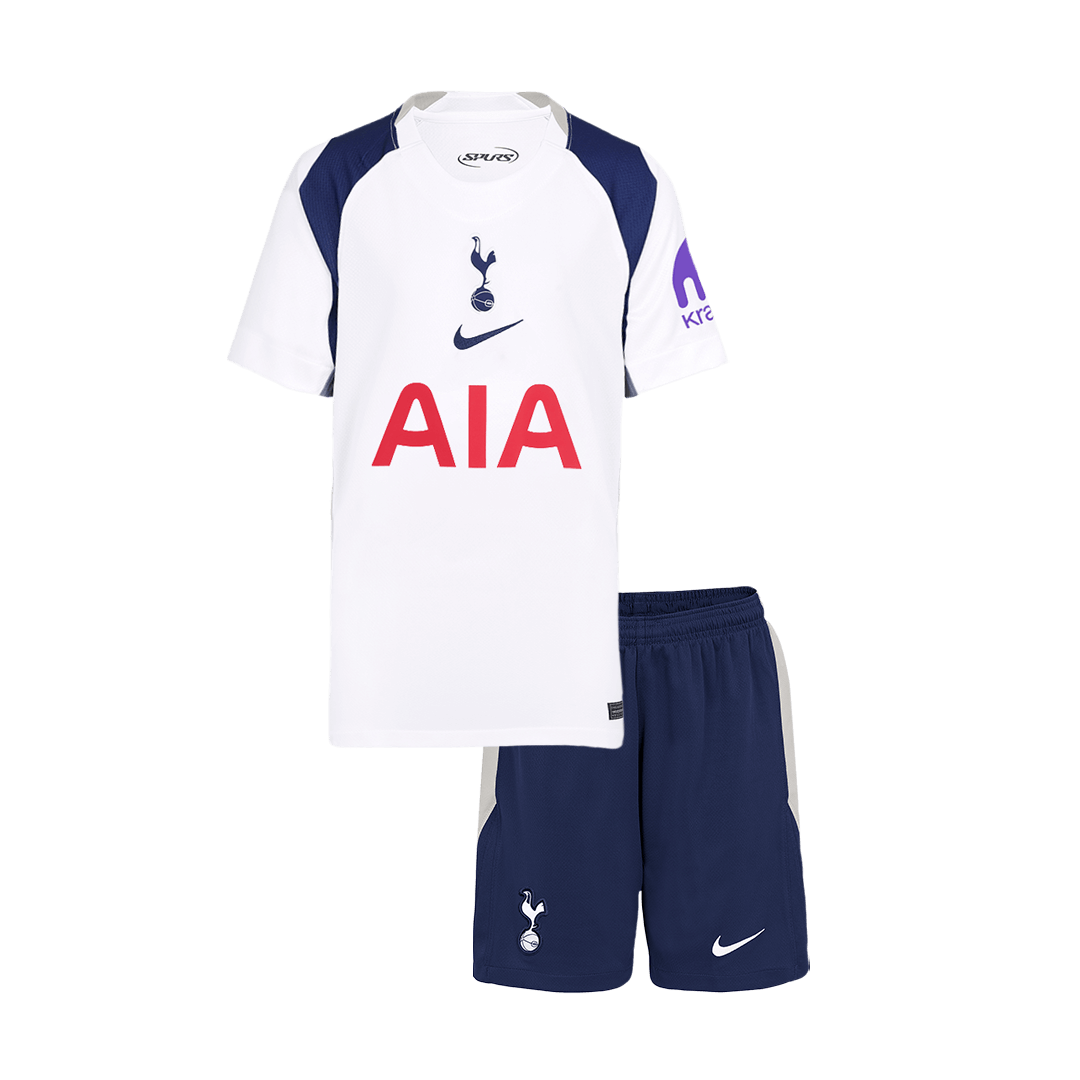 Kids Tottenham Hotspur Custom Home Soccer Kits 2025/26 - bestsoccerstore