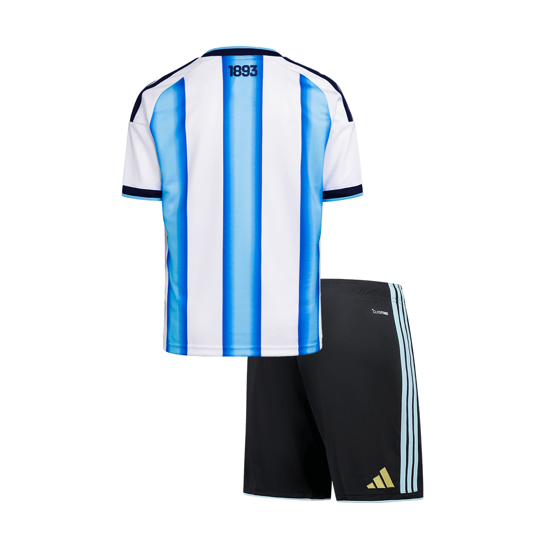 Kids Argentina Home Custom Soccer Kits World Cup 2026 - bestsoccerstore