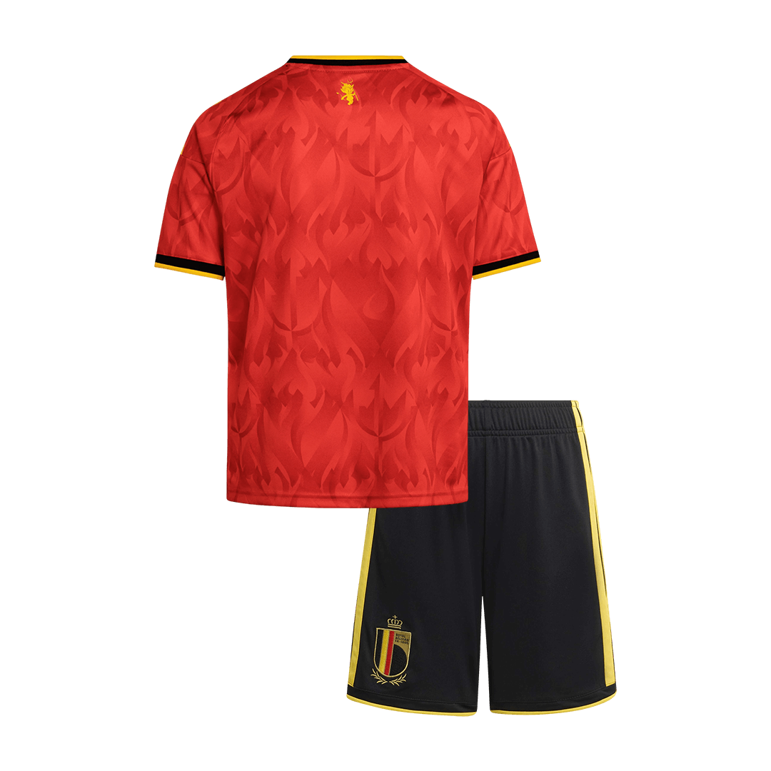 Kids Belgium Custom Home Soccer Kits 2025/26
