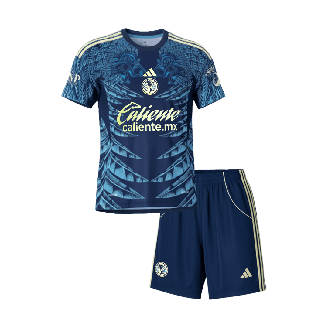 Kids Club America Aguilas Away Soccer Kits 2025/26 - bestsoccerstore