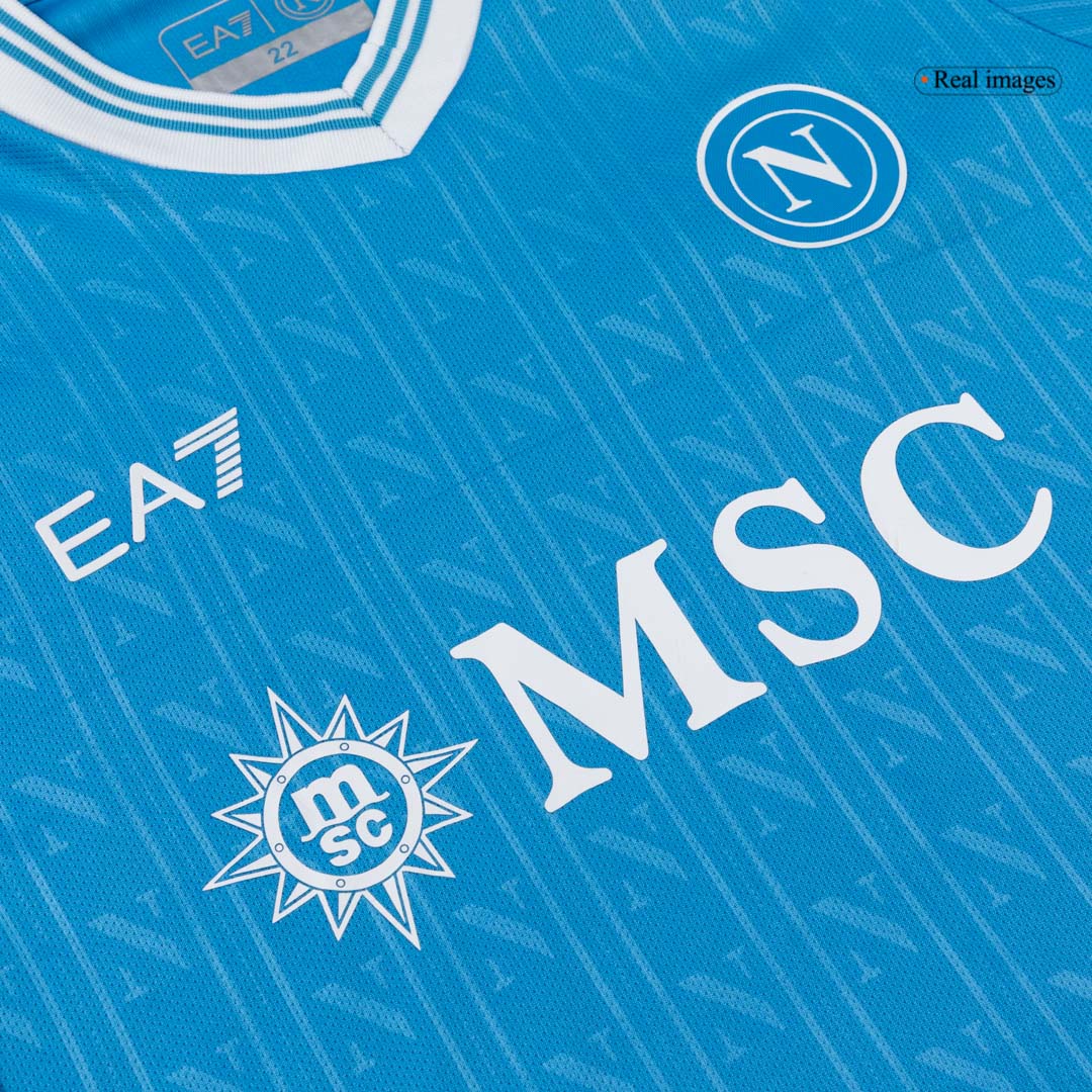 Kids Napoli Custom Home Soccer Kits 2025/26 - bestsoccerstore