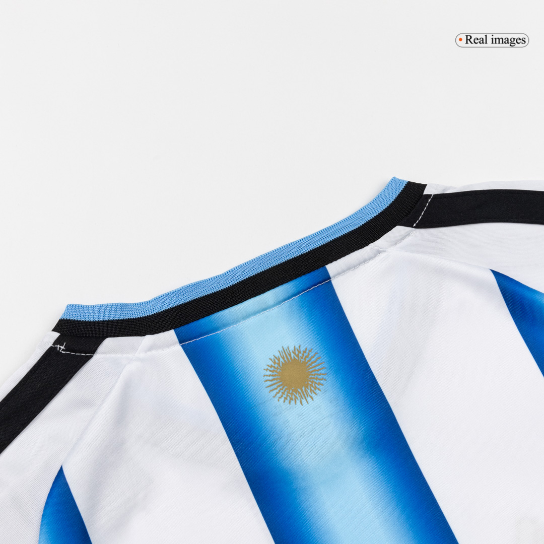 Kids Argentina Home Custom Soccer Kits World Cup 2026 - bestsoccerstore