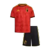 Kids Belgium Custom Home Soccer Kits 2025/26 - bestsoccerstore