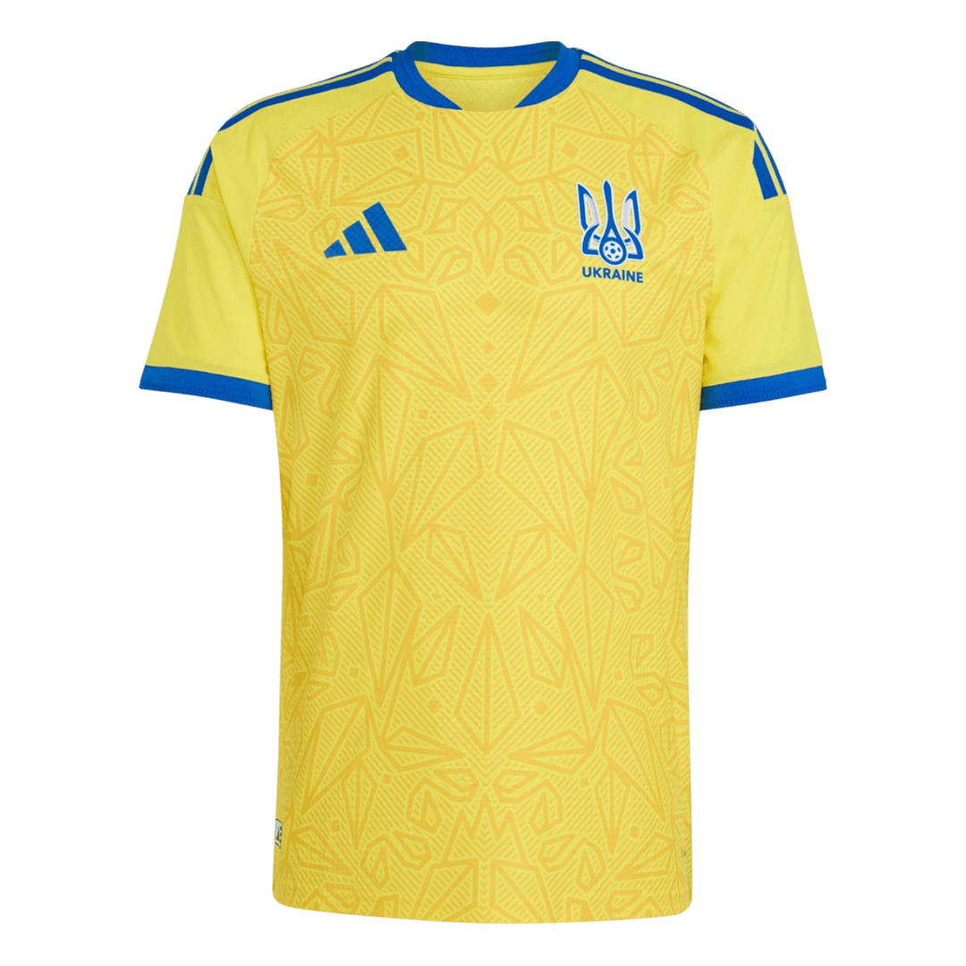Ukraine Soccer Jersey Home Custom Shirt World Cup 2026 - bestsoccerstore