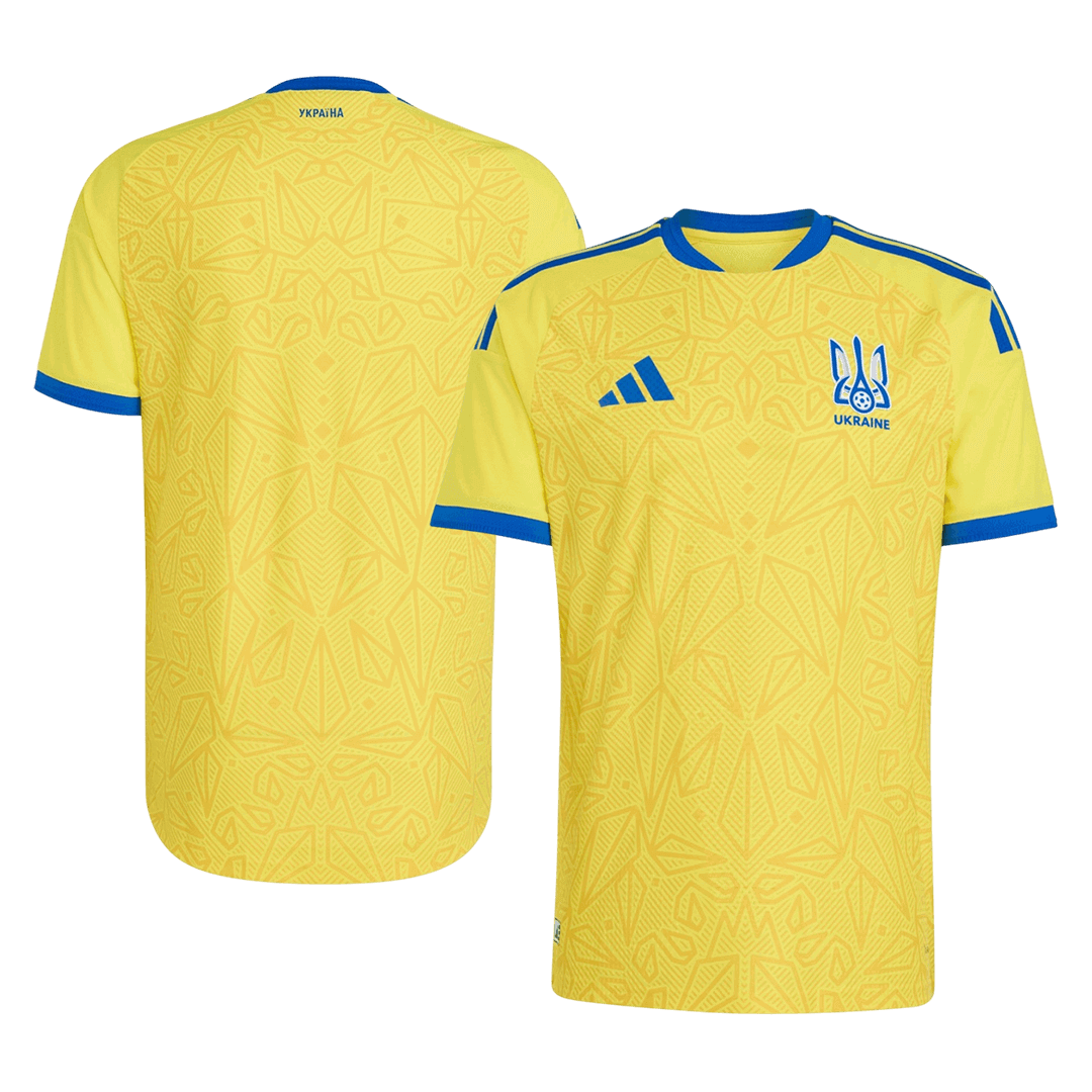 Ukraine Soccer Jersey Home Custom Shirt World Cup 2026 - bestsoccerstore